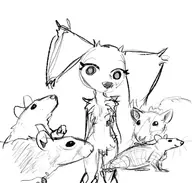 artist:tegaki character:dillie_nachos rats // 1185x1130 // 112.2KB